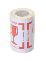 Iezzy Waarschuwingsetiket IEZZY breekbaar 80mmx100m rood