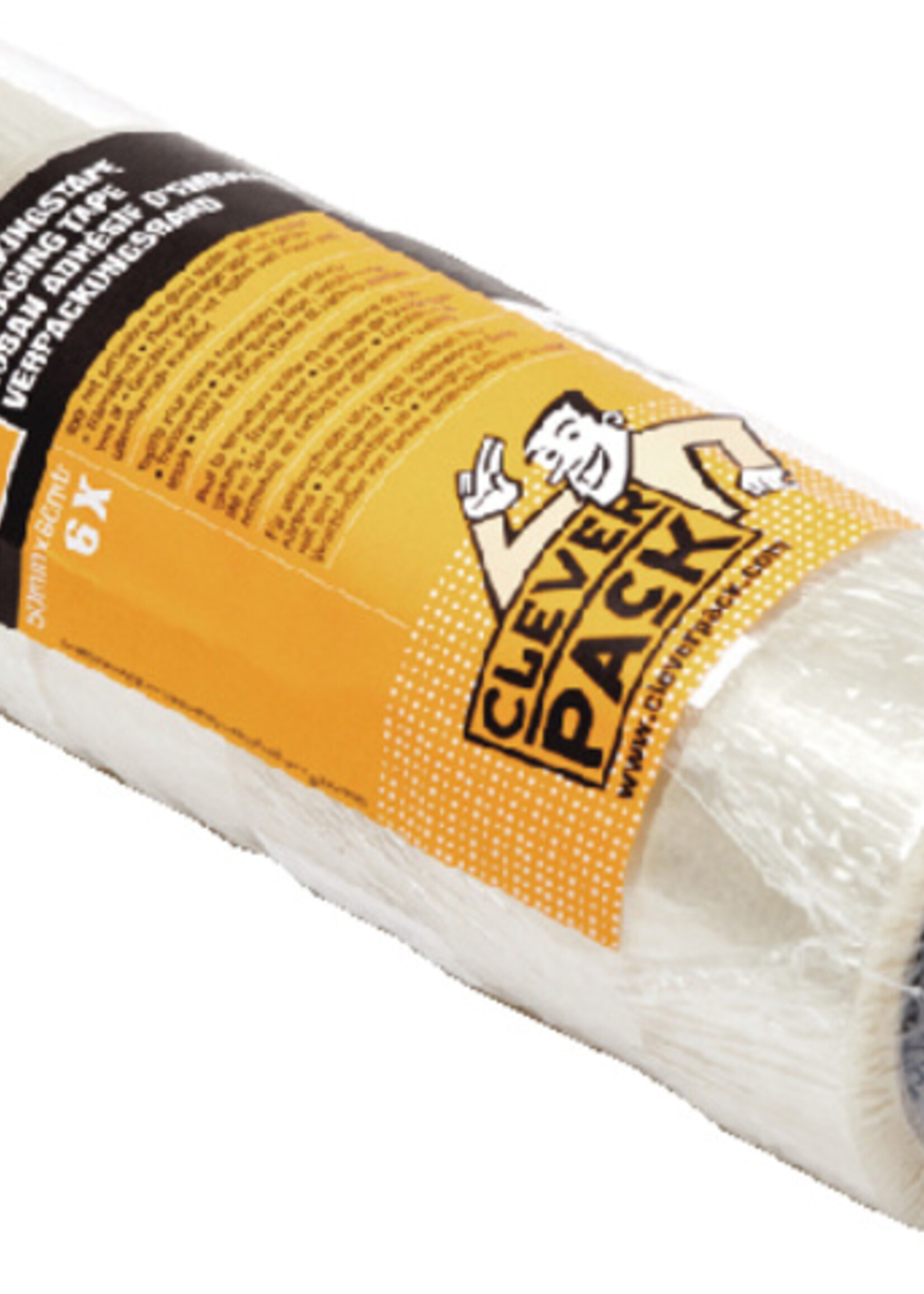 Cleverpack Ruban d’emballage CleverPack 48mmx66m PP transparent