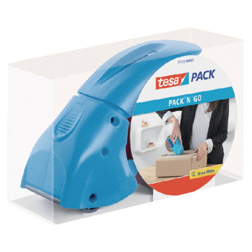 Tesa Verpakkingstape dispenser tesapack® 'N Go blauw