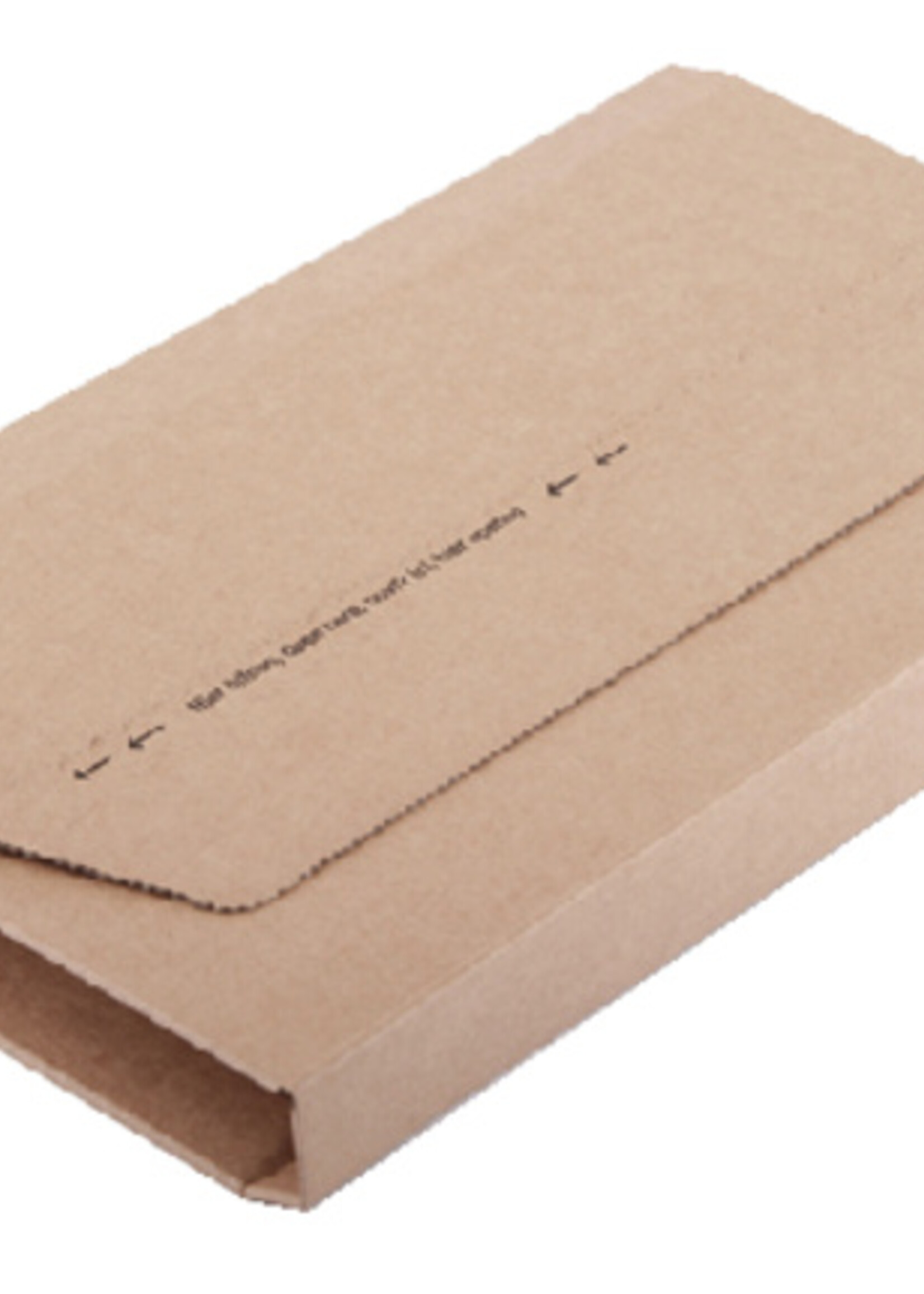 Cleverpack Wikkelverpakking CleverPack A4 +zelfkl strip bruin 10stuks