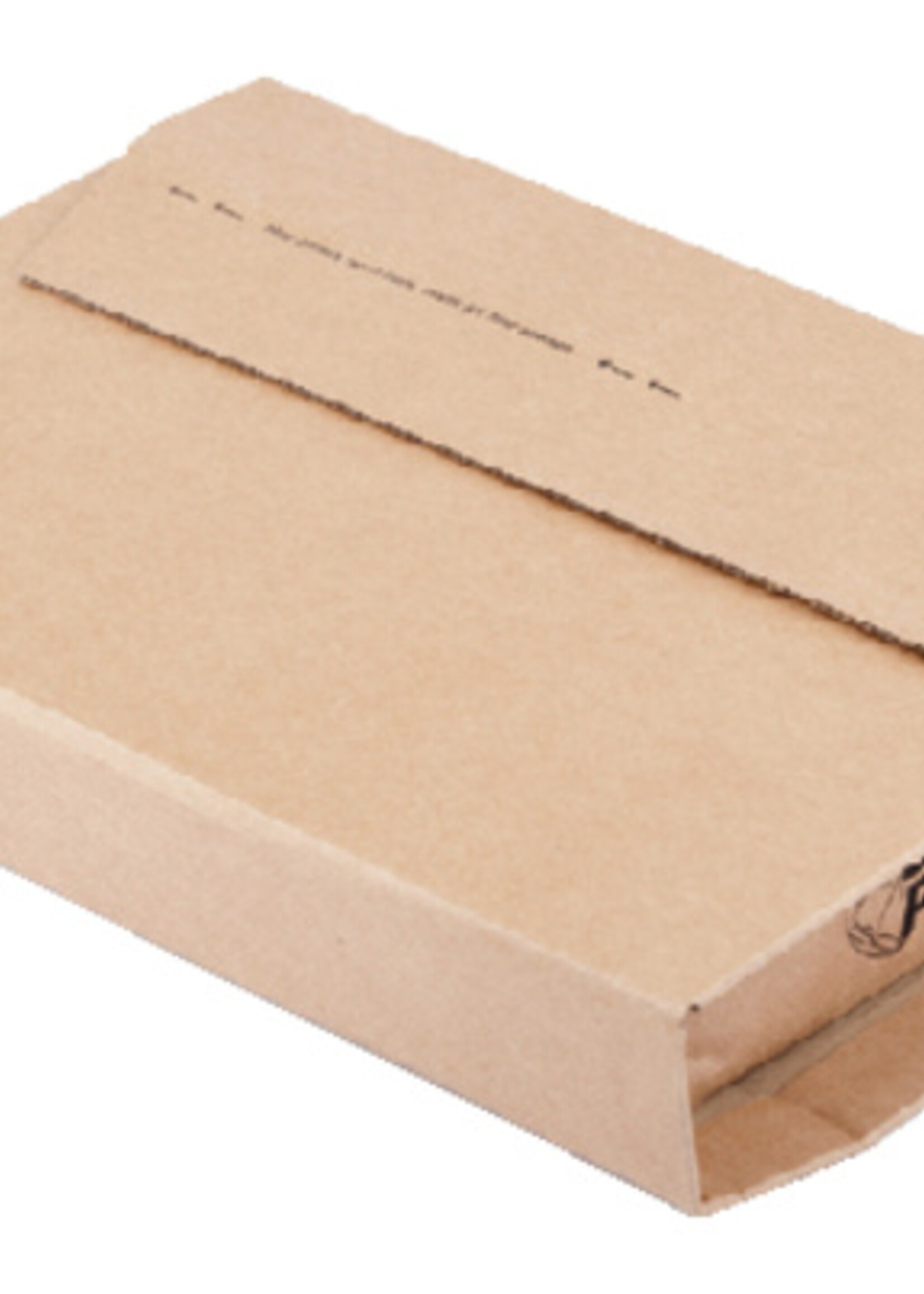 Cleverpack Wikkelverpakking CleverPack ringb +zelfkl strip bruin 25stuk