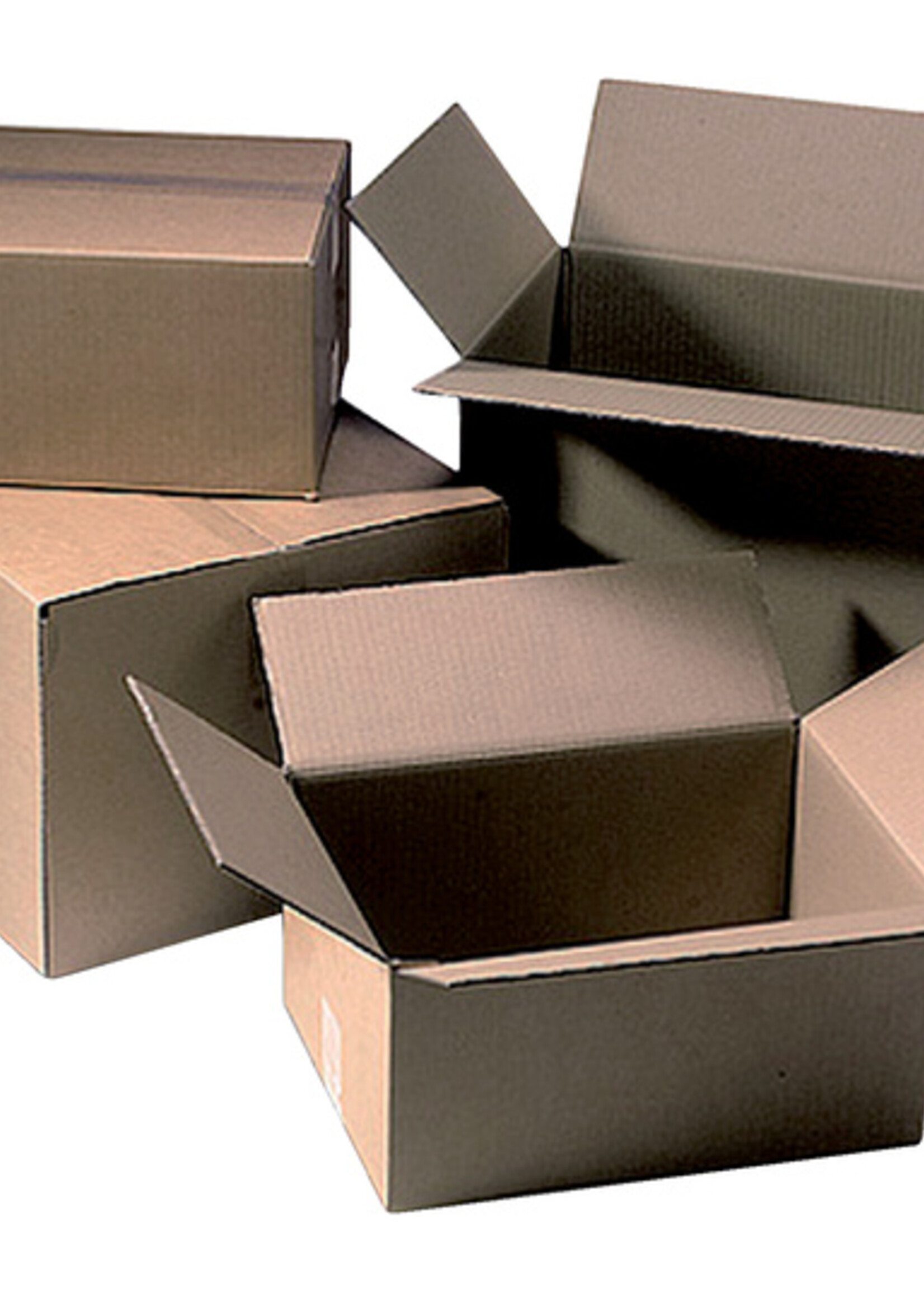 Cleverpack Verzenddoos CleverPack enkelgolf 430x305x250mm bruin 10stuks