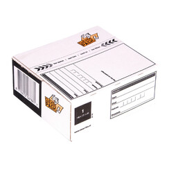 Boîte poste 1 CleverPack 146x131x56mm blanc