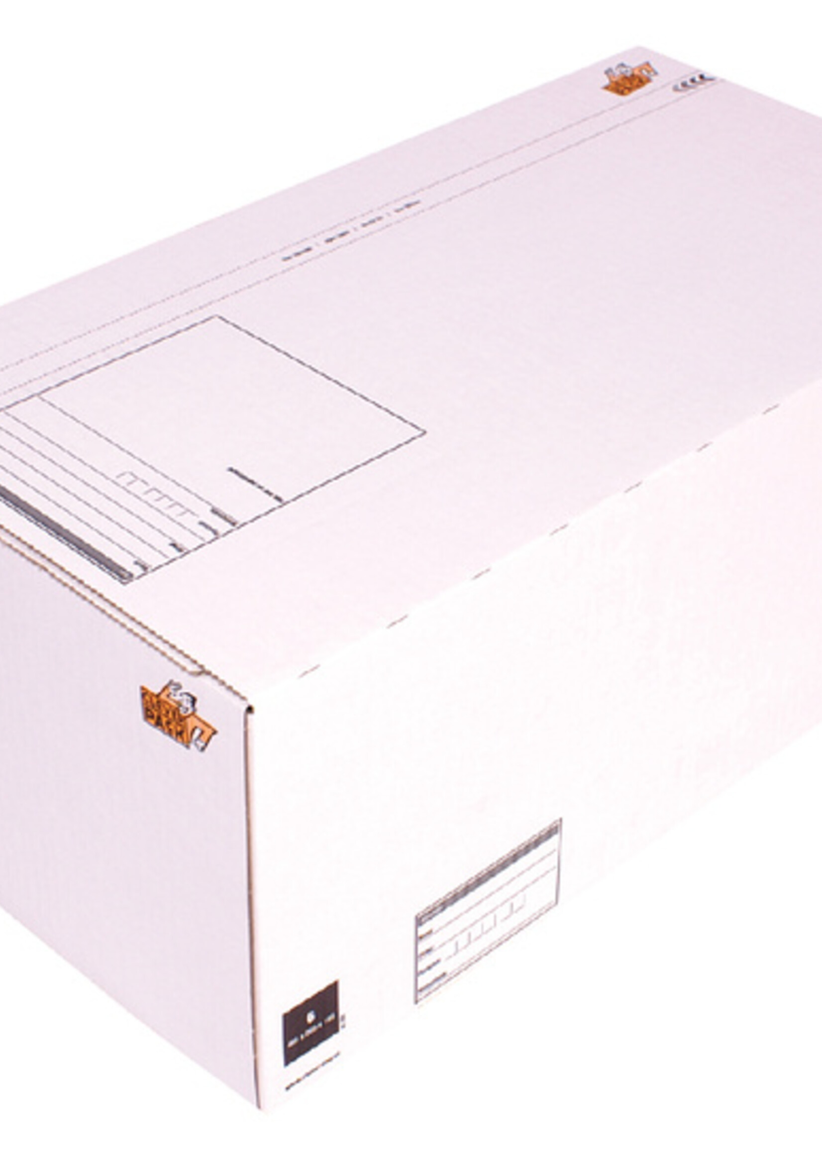 Cleverpack Boîte poste 6 CleverPack 485x260x185mm blanc 25 pièces