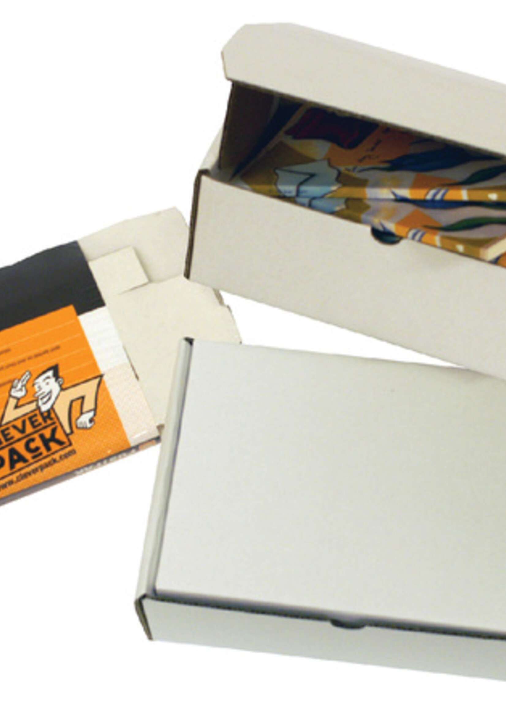 Cleverpack Boîte postale CleverPack cart ondulé 330x300x80mm blanc 25p