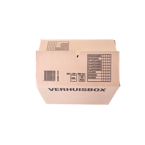 Iezzy Verhuisdoos IEZZY 480x320x360mm bruin