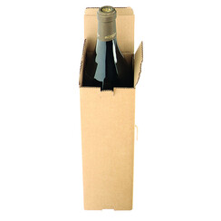 Boîte d'expédition vin IEZZY carton brun