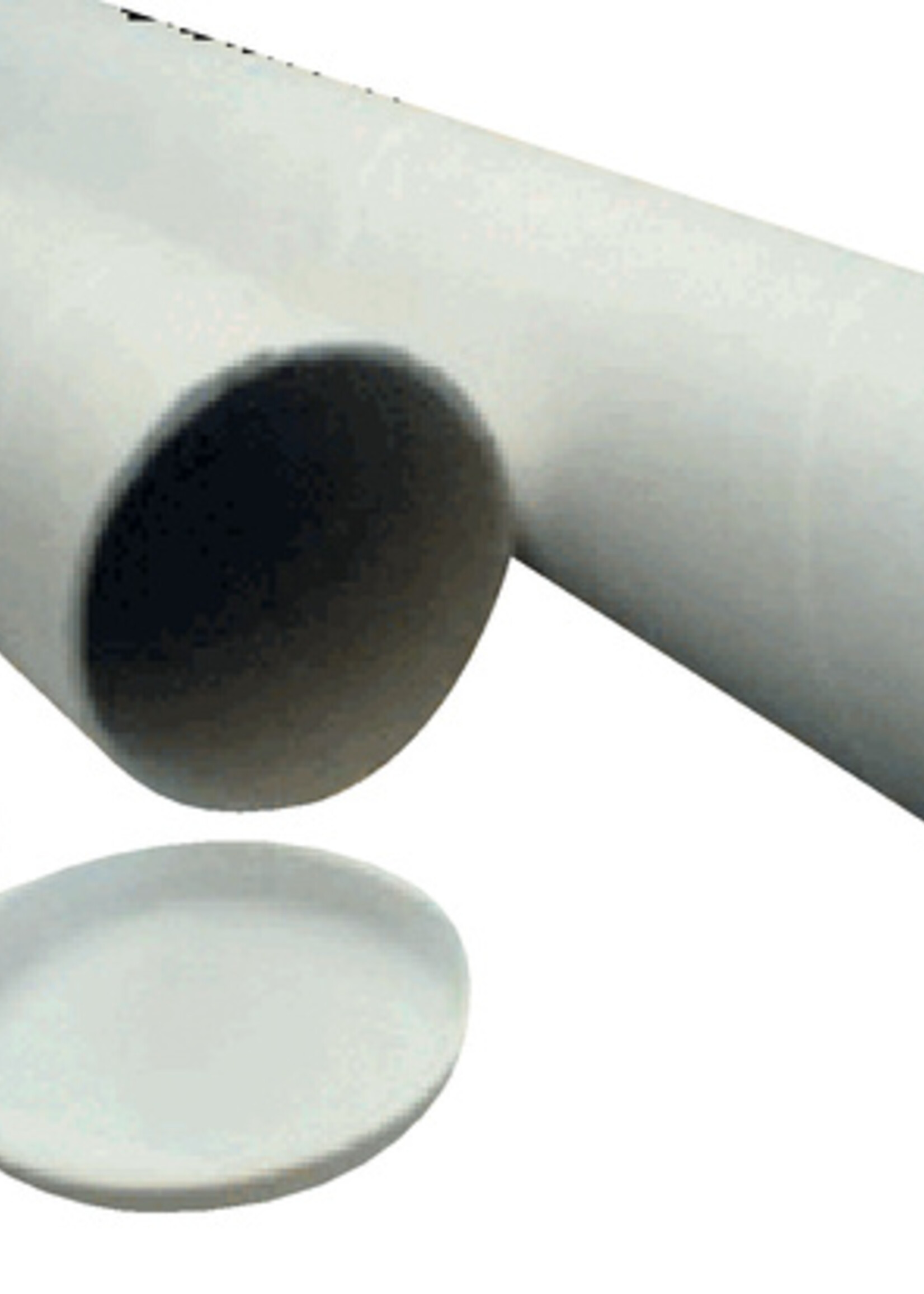 Cleverpack Tube d’expédition Cleverpack A3+bouchons 330x29.7x1.2 blanc 5pcs