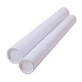 Cleverpack Tube d’expédition CleverPack A2+bouchons 450x50x1.5mm blanc 5pcs