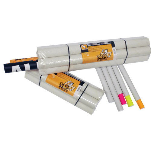Cleverpack Tube d’expédition CleverPack A1+bouchons 650x50x1.5mm blanc 5pcs