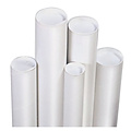 Cleverpack Tube d’expédition CleverPack A1+bouchons 650x50x1.5mm blanc 5pcs