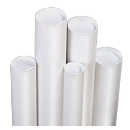 Cleverpack Tube d’expédition CleverPack A1+bouchons 650x50x1.5mm blanc 5pcs