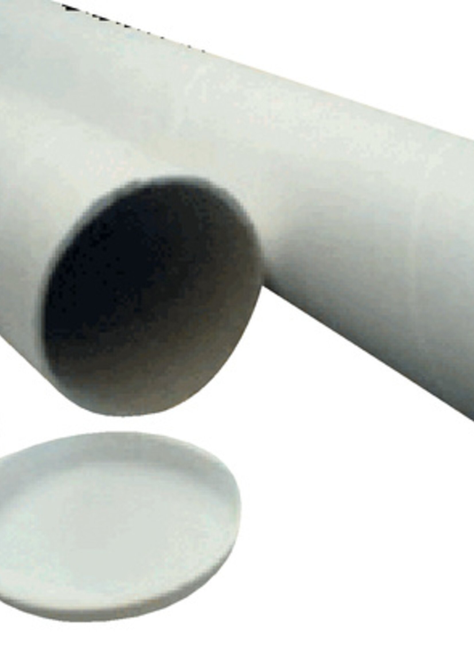 Cleverpack Tube d’expédition CleverPack A0+bouchons 850x50x1.5mm blanc 5pcs