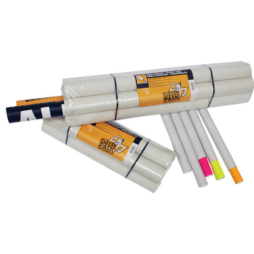 Cleverpack Tube d’expédition CleverPack A0+bouchons 850x50x1.5mm blanc 5pcs