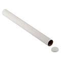Cleverpack Tube expédition CleverPack A3+embouts 850x50x1,5 blanc 20pcs