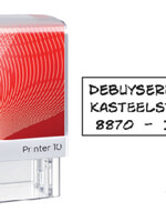 Colop Tekststempel Colop Printer 10 personaliseerbaar 3regels 27x10mm
