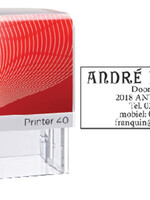 Colop Cachet à Formules Colop Printer 40 personnalisable 6 lignes 59x23mm