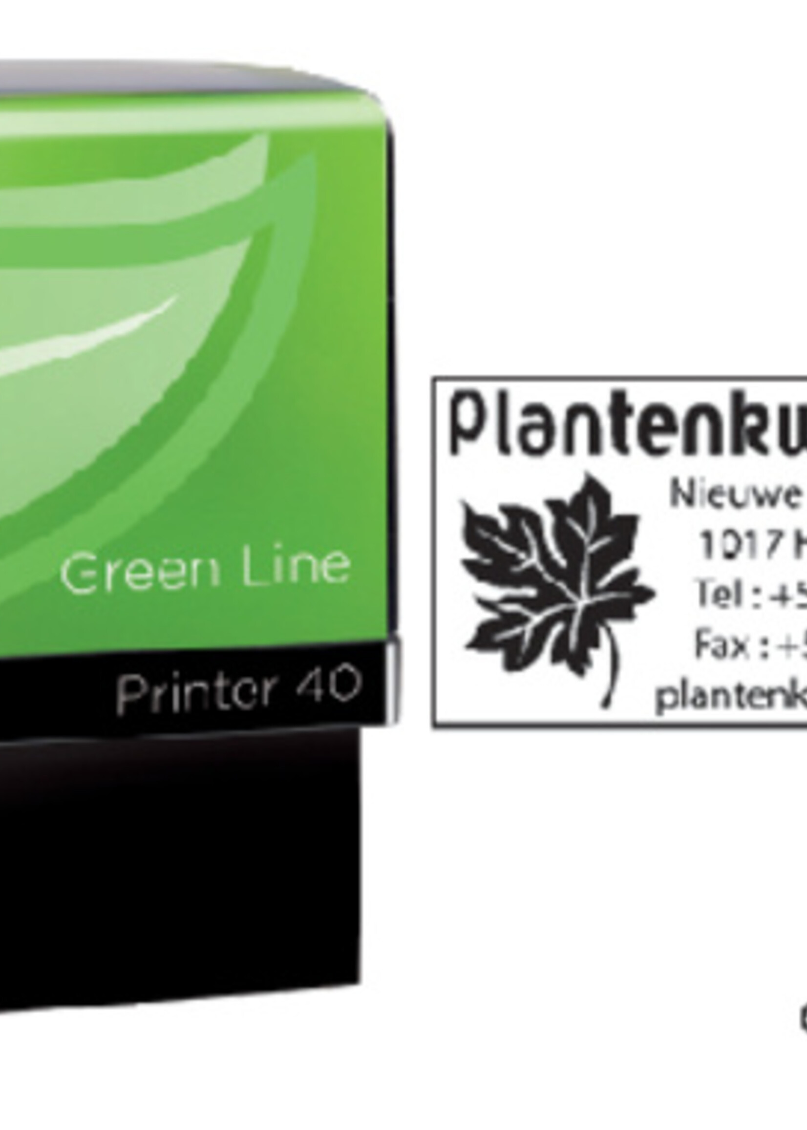 Colop Tekststempel Colop 40 green line personaliseerbaar 6regels 59x23mm