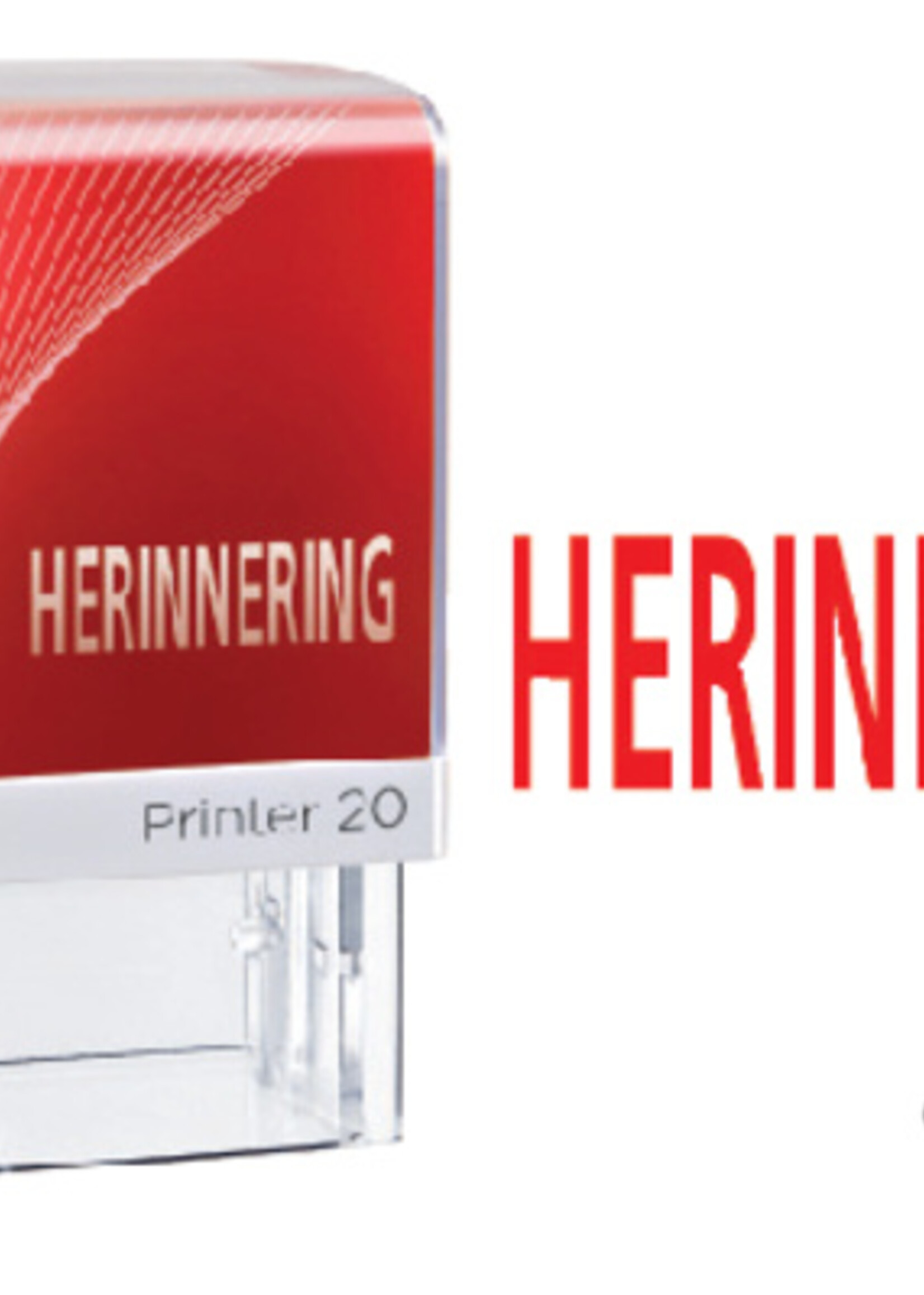 Colop Woordstempel Colop Printer 20 herinnering rood