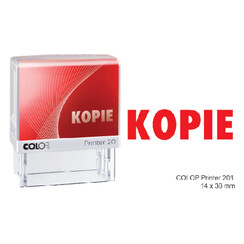 Woordstempel Colop Printer 20 kopie rood