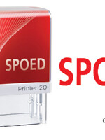Colop Cachet à Formules Colop Printer20 rouge Spoed