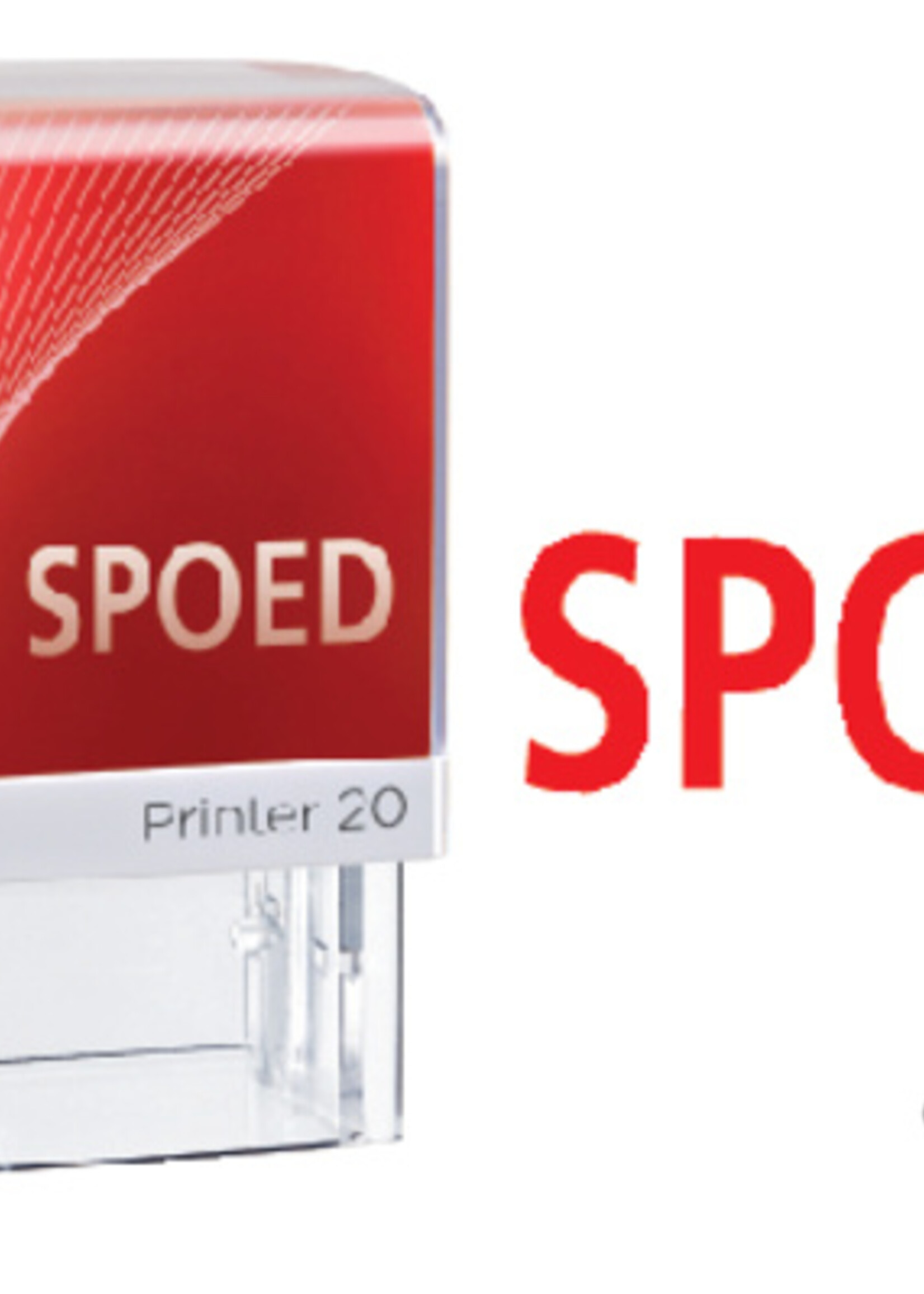 Colop Woordstempel Colop Printer 20 spoed rood