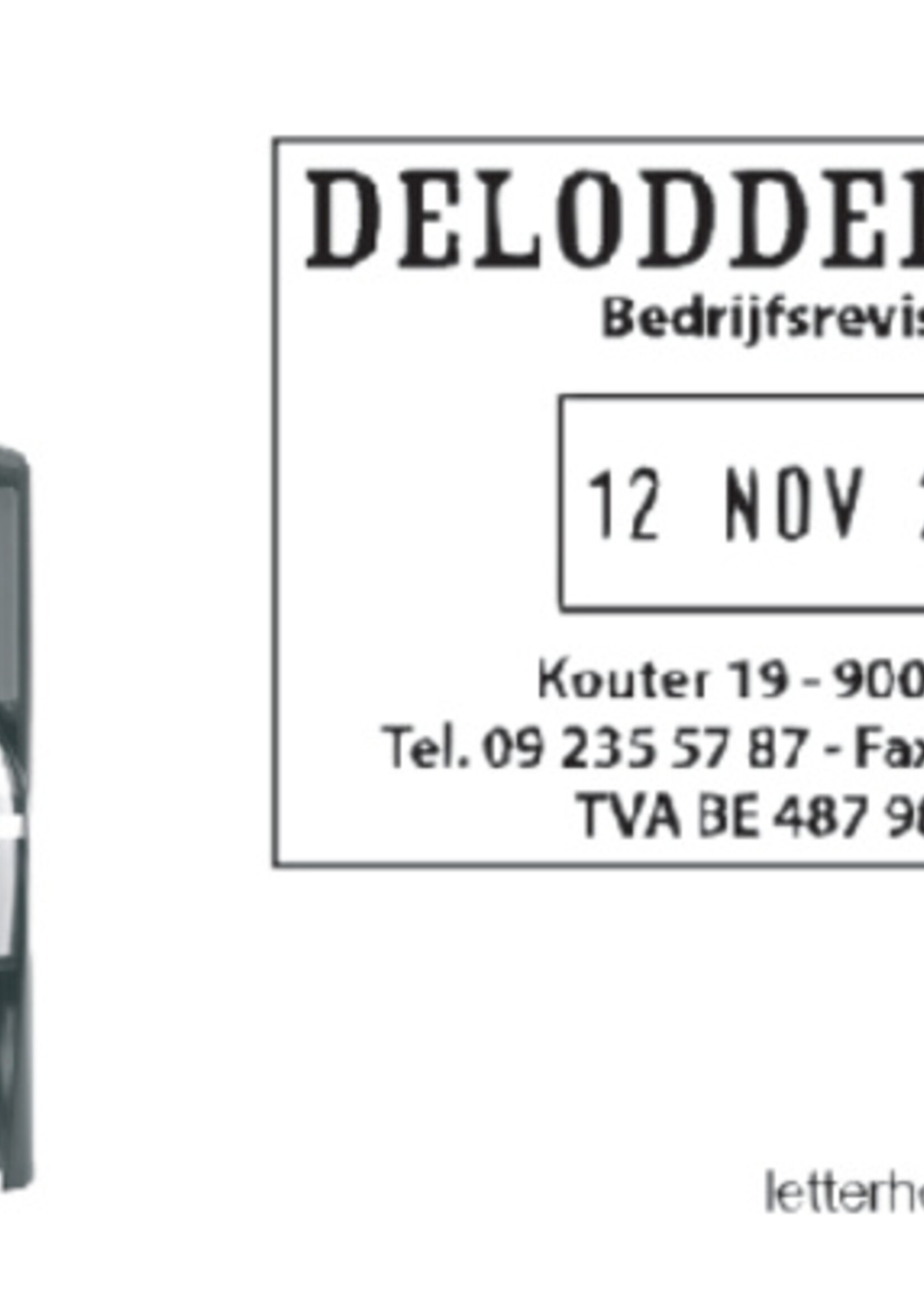 Colop Woord-datumstempel Colop 2660 personaliseerbaar 36x56