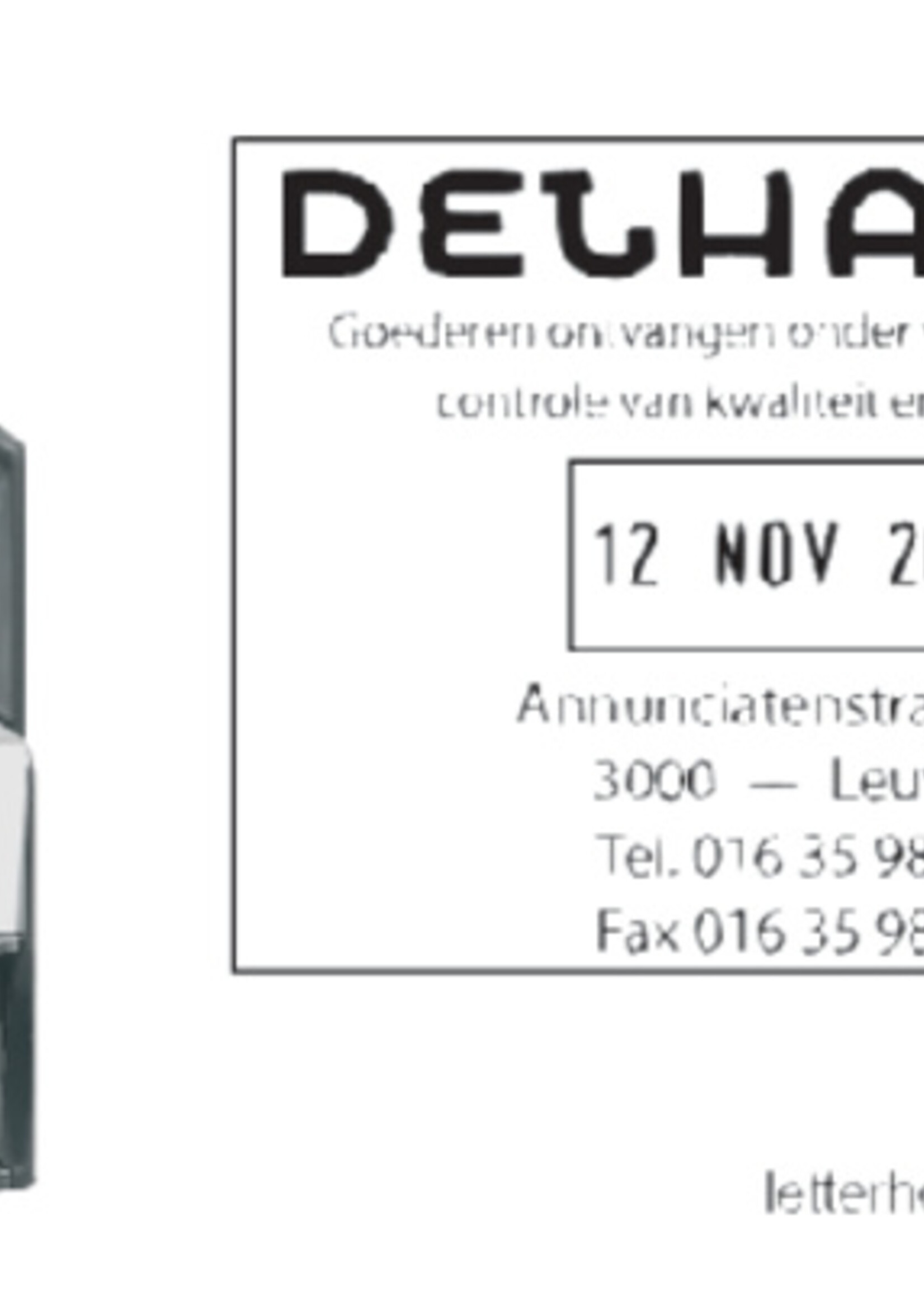 Colop Woord-datumstempel Colop 2860 personaliseerbaar 46x66