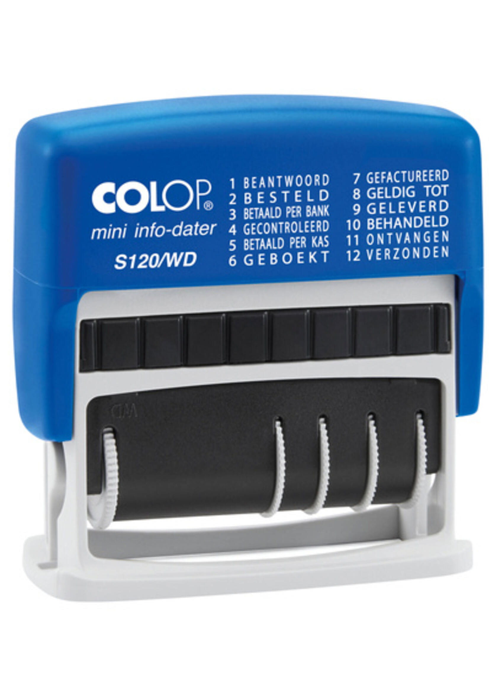 Colop Cachet à Formules+Date Colop S120 Mini-Info dateur 4mm