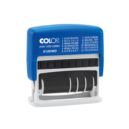 Colop Woord-datumstempel Colop S120 mini-info dater 4mm