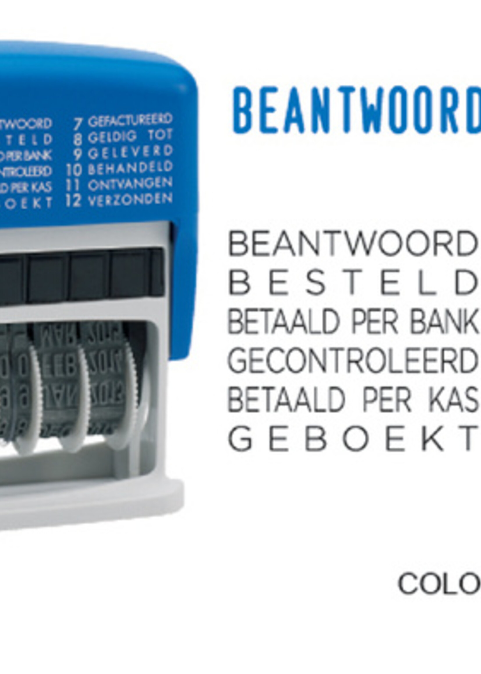 Colop Woord-datumstempel Colop S120 mini-info dater 4mm