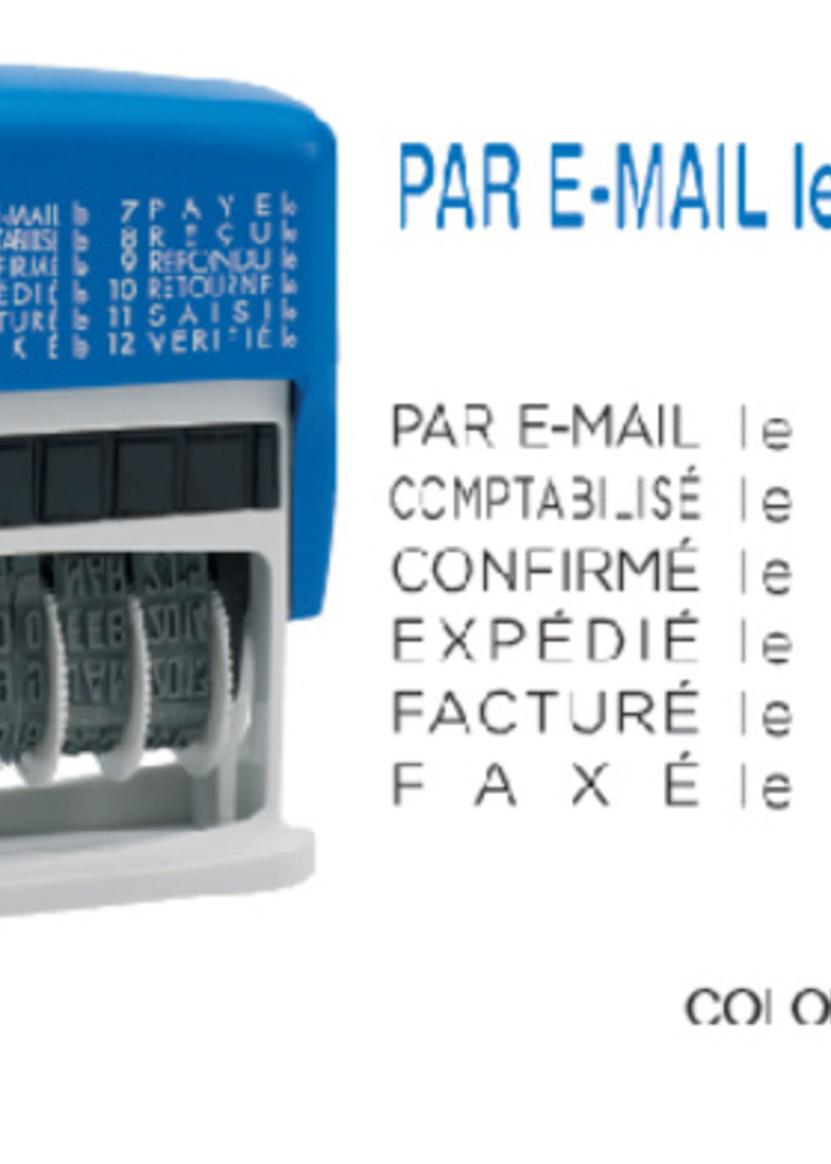 Colop Woord-datumstempel Colop S120 mini-info dater 4mm frans