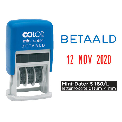 Colop Woord-datumstempel Colop S160B betaald