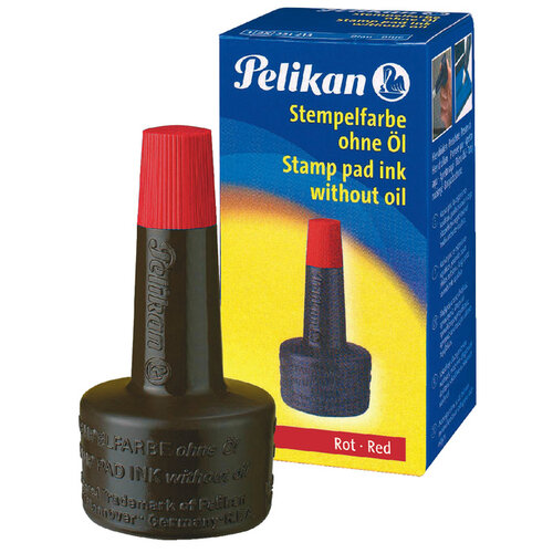 Pelikan Stempelinkt Pelikan flacon 28ml rood