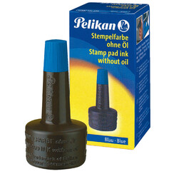 Encre pour cachet Pelikan flacon 28ml bleu