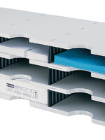 Styro Module de classement Styrodoc A4 9 casiers noir/gris