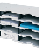 Styro Vakkenset Styrodoc A4 12 vaks zwart/grijs