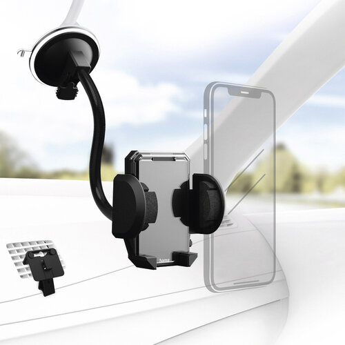 Hama Smartphonehouder Hama 2-in-1 voor de auto