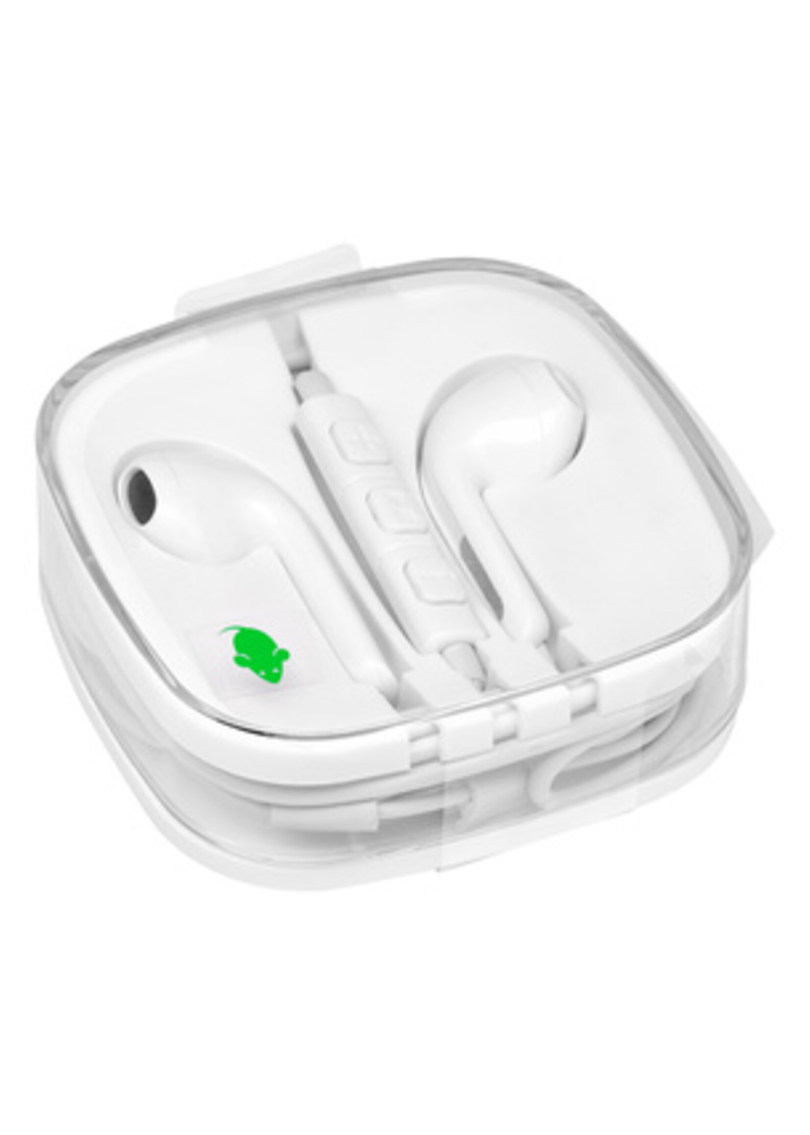 Green Mouse Ecouteurs Green Mouse avec connexion jack 3,5mm