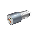 Hama Autolader Hama 1x USB-C 1x USB-A 38W metaal