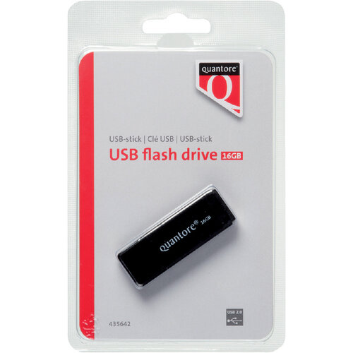 Quantore Clé USB 2.0 Quantore 16Go noir