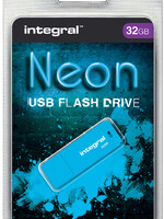 Integral Clé USB 2.0 Integral 32Go néon bleu