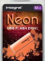 Integral Clé USB 2.0 Integral 32Go néon orange