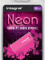 Integral USB-stick 2.0 Integral 32GB neon roze