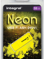 Integral Clé USB 2.0 Integral 32Go néon jaune