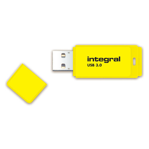 Integral Clé USB 2.0 Integral 32Go néon jaune