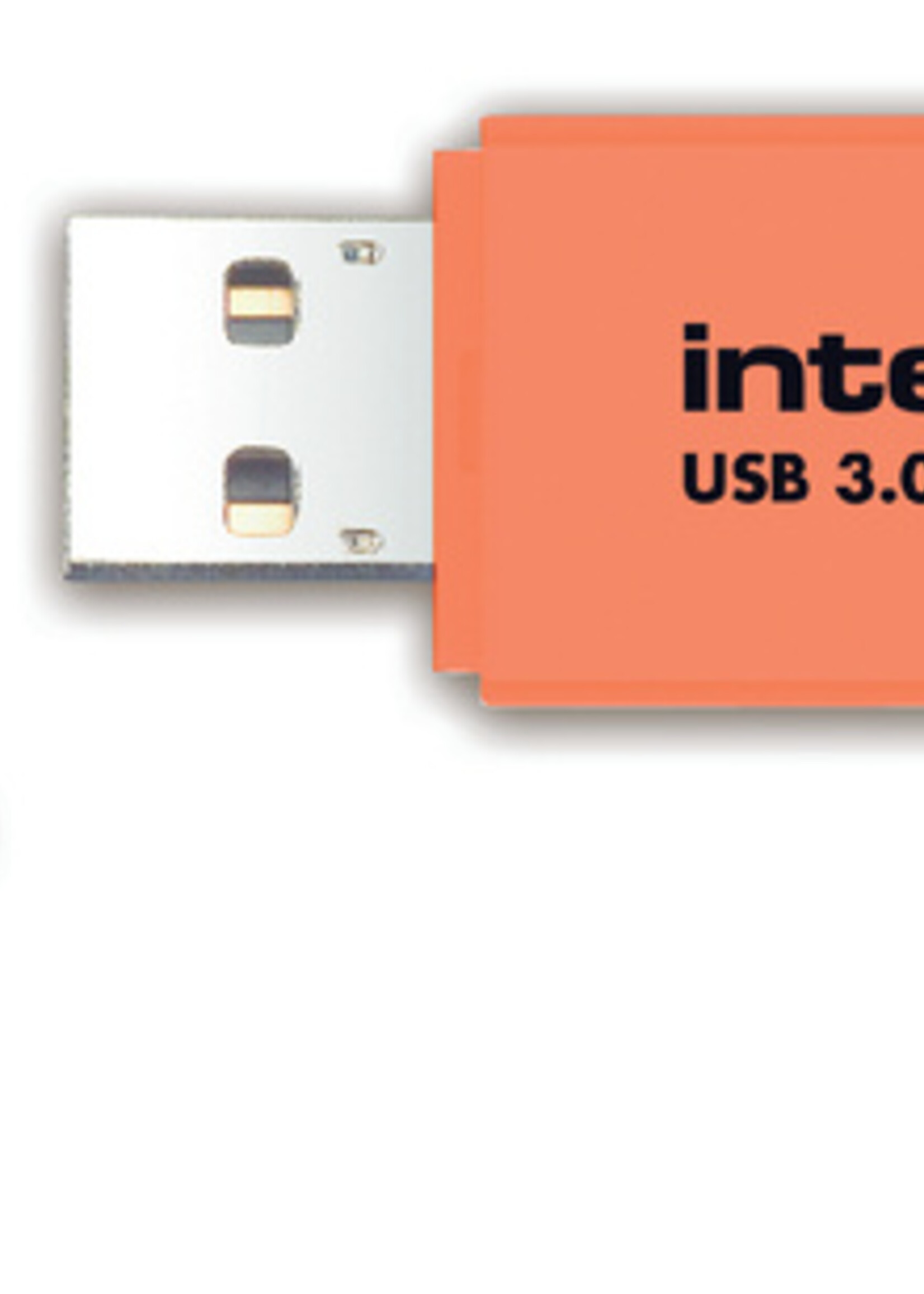 Integral Clé USB 3.0 Integral 64Go néon orange