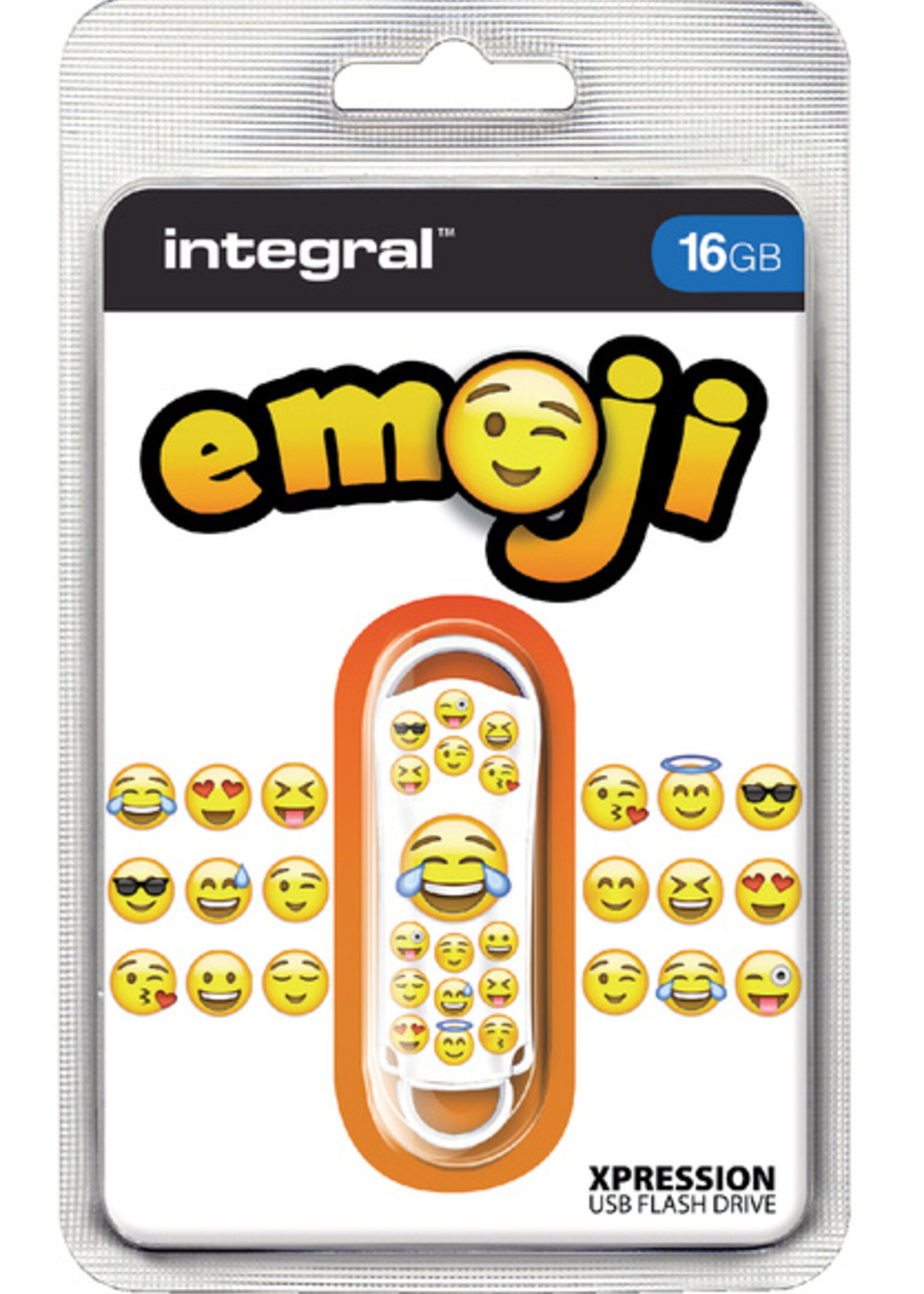 Integral Clé USB 2.0 Integral Xpression Emoij 16Go
