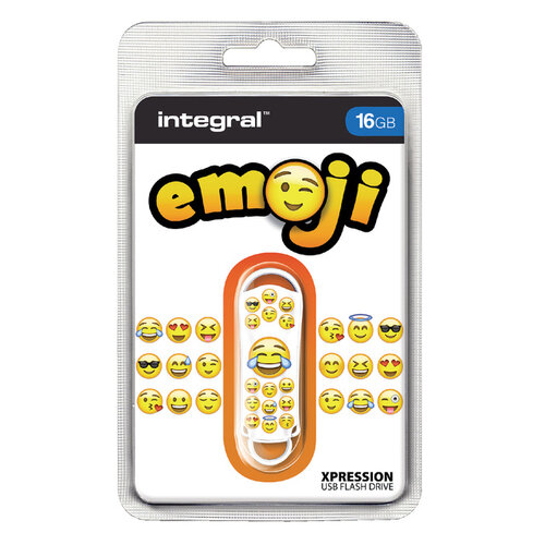 Integral Clé USB 2.0 Integral Xpression Emoij 16Go