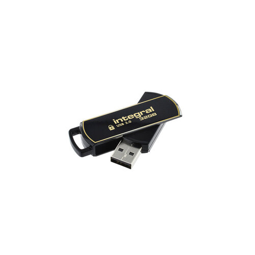 Integral USB-stick Integral 3.0 Secure 360 32GB zwart